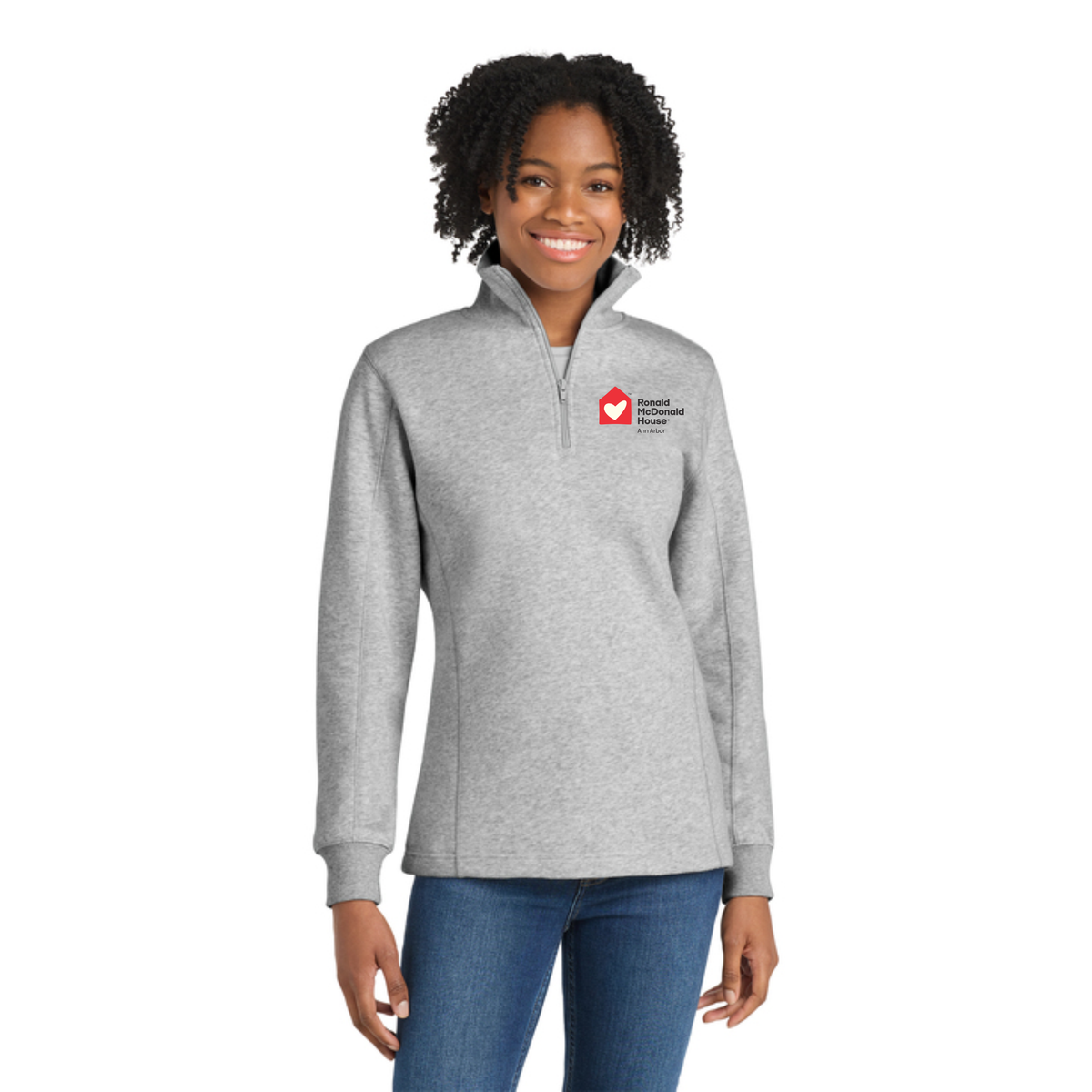 Sport-Tek® Women's 1/4-Zip Sweatshirt