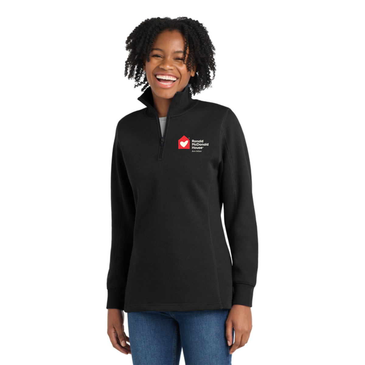Sport-Tek® Women's 1/4-Zip Sweatshirt