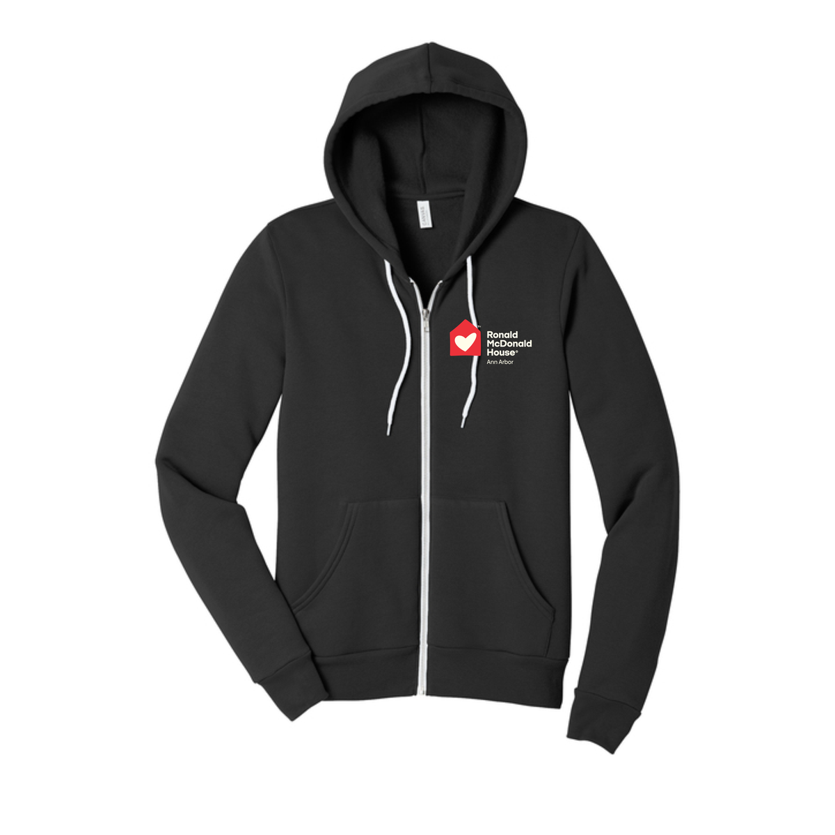 BELLA+CANVAS® Unisex Sponge Fleece Full-Zip Hoodie