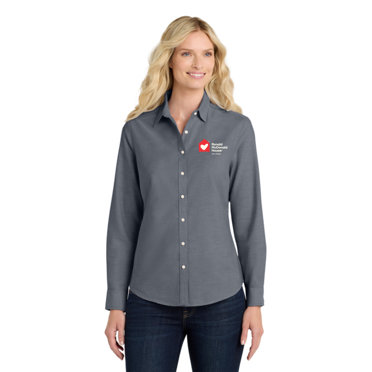 Port Authority® Women's SuperPro™ Oxford Shirt