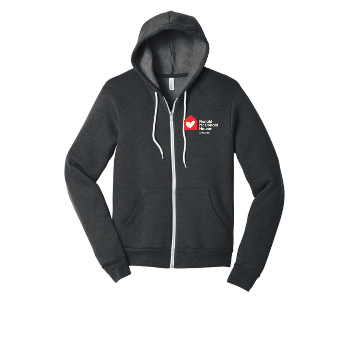 BELLA+CANVAS® Unisex Sponge Fleece Full-Zip Hoodie